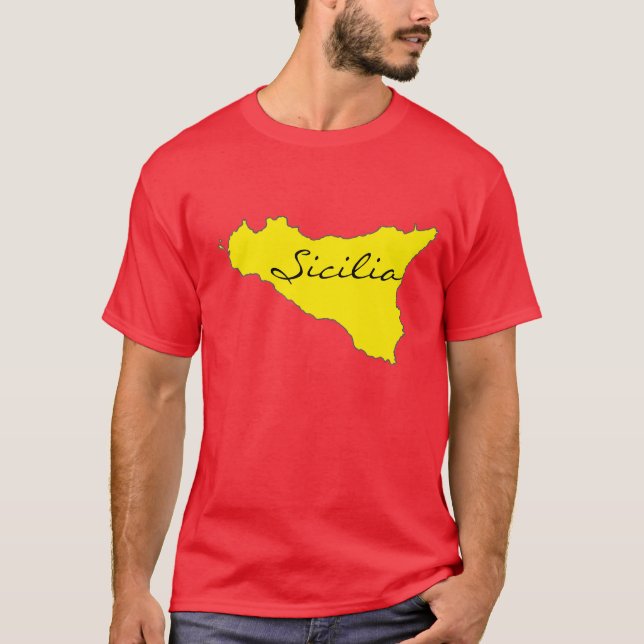 Camiseta del esquema de Sicilia (Anverso)