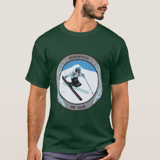 Camiseta del esquí de Genentech y del club de la