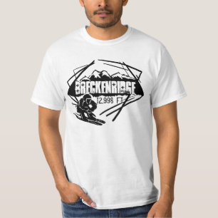 Camiseta del esquí de la elevación del valor de