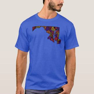 Camiseta del Estado de Maryland tamaño grande