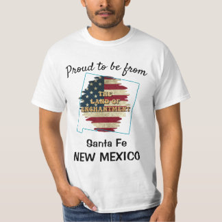 Camiseta del estado de Nuevo México del personaliz