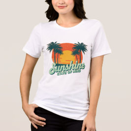 Camiseta del Estado del Sol, Camisa Retro de Vacac