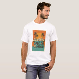 Camiseta del Estado del Sol, Camisa Retro de Vacac
