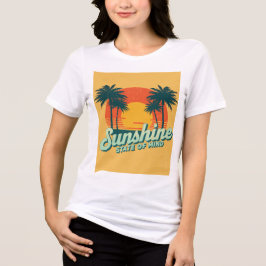 Camiseta del Estado del Sol, Camisa Retro de Vacac