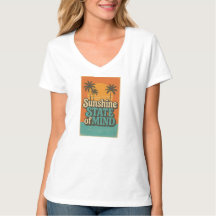 Camiseta del Estado del Sol, Camisa Retro de Vacac