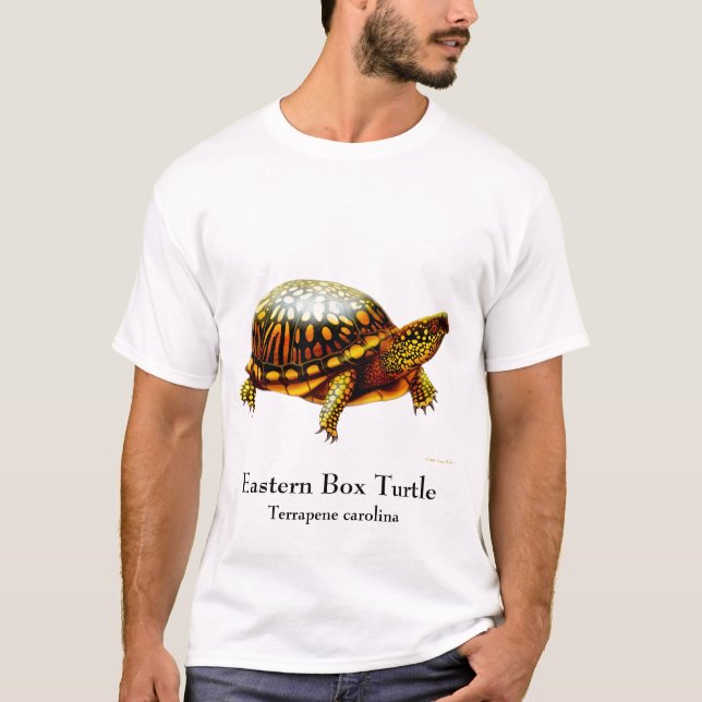 Camiseta del este de la tortuga de caja (Anverso)