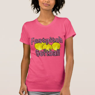Camiseta del estilo de la cebra del softball de