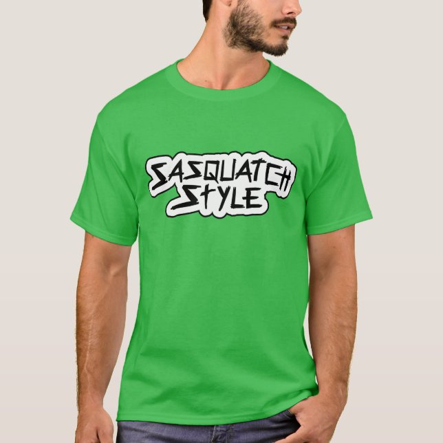Camiseta del estilo de Sasquatch (Anverso)