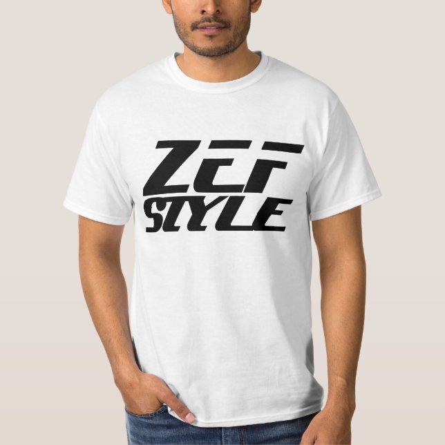 CAMISETA DEL ESTILO DE ZEF (Anverso)