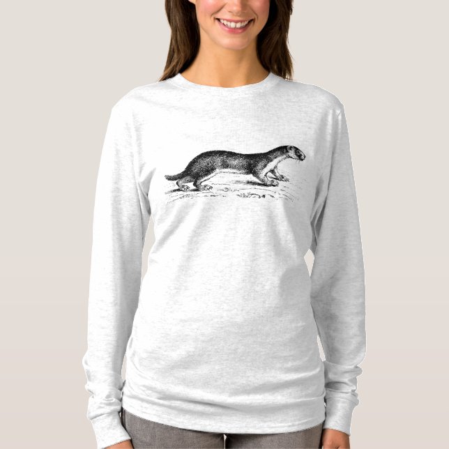 Camiseta del estilo del artesano de Woodblock del (Anverso)