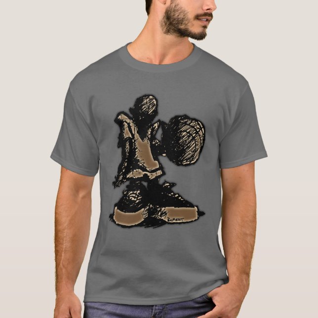 Camiseta del estilo libre de B-Baller de la (Anverso)
