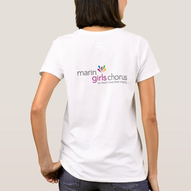 Camiseta del estribillo de los chicas de Marin (Reverso)