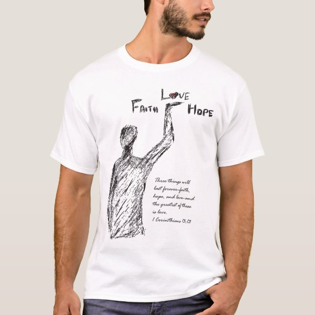 Camiseta del evangelio del amor (Anverso)