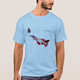 Camiseta del F-16 de los caballeros negros