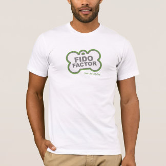 Camiseta del factor de Fido