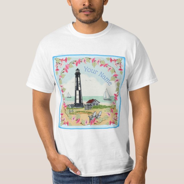 Camiseta del faro de Cape Henry (Anverso)
