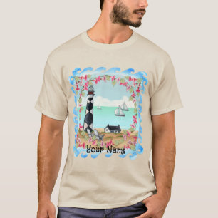 Camiseta del faro de Cape Lookout