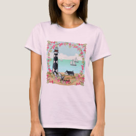 Camiseta del faro de Cape Lookout
