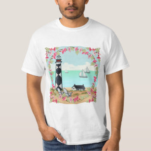 Camiseta del faro de Cape Lookout