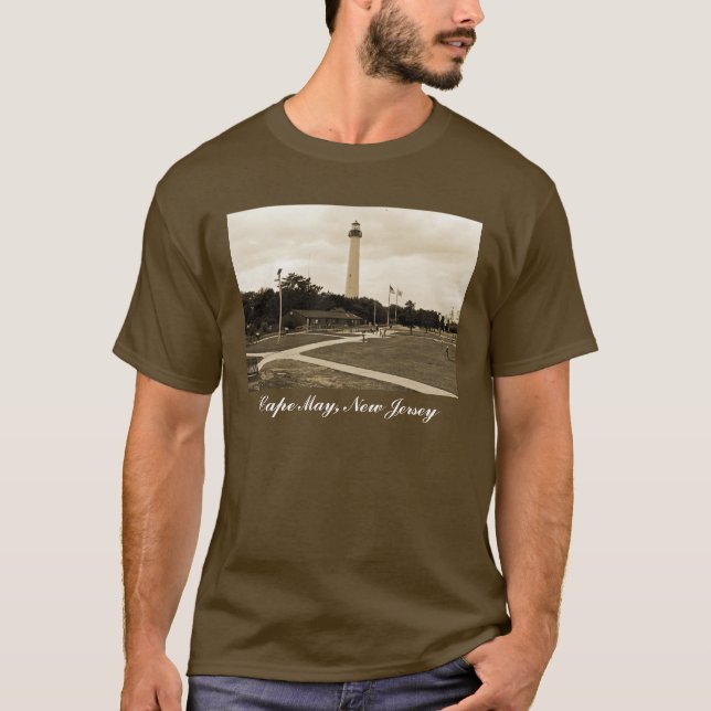Camiseta del faro de Cape May (Anverso)