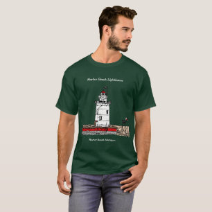 Camiseta del faro de Harbour Beach