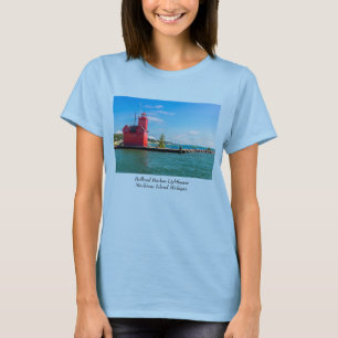 Camiseta del Faro de Holland Harbor