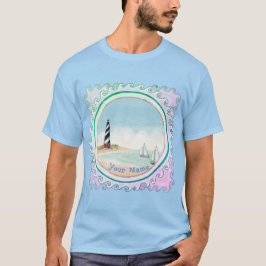Camiseta del faro de la bahía