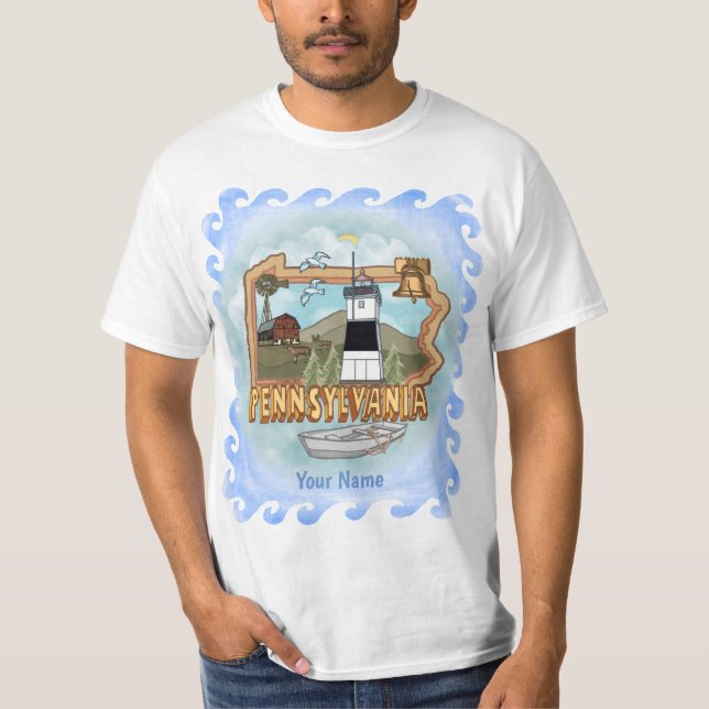 Camiseta del faro de Pennsylvania (Anverso)