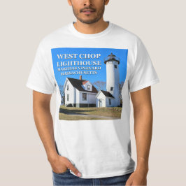 Camiseta del Faro de West Chop, Marthas Vineyard