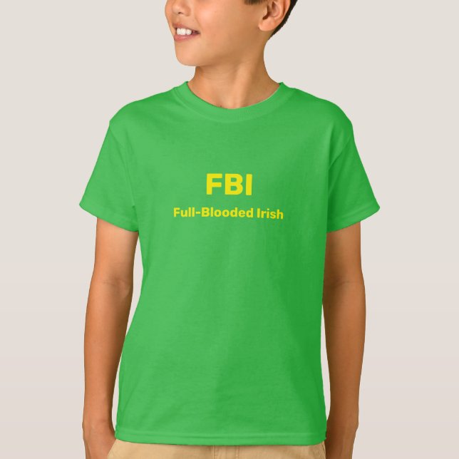 Camiseta del FBI para niños (Anverso)