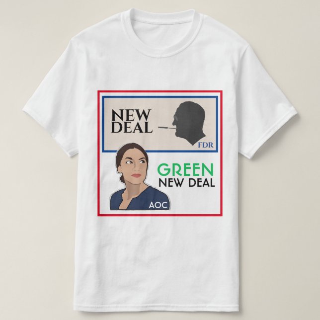 Camiseta Del FDR a AOC (Diseño del anverso)