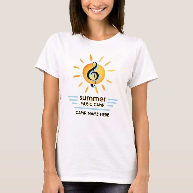 Camiseta del Festival de Campamento de Música de V (Anverso)