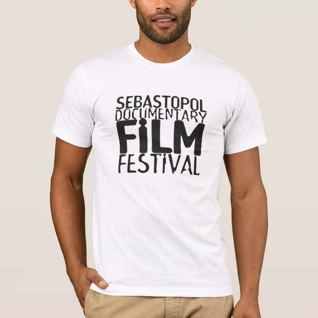 Camiseta del festival de cine de Sebastopol doc. (Anverso)