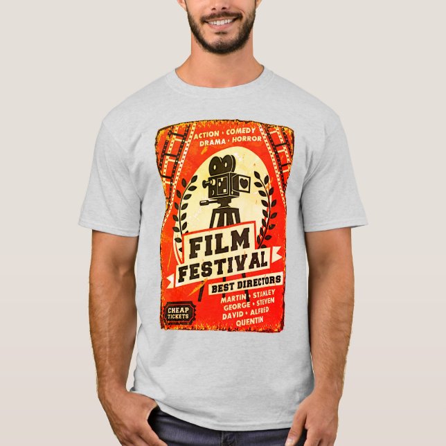 Camiseta del Festival de Cine Retro (Anverso)