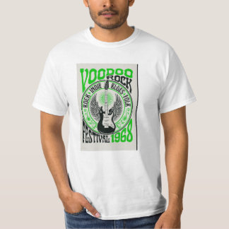 Camiseta del festival de rock vudú de 1968