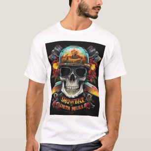 Camiseta del Festival Rock & Roll Skull   Guitarra