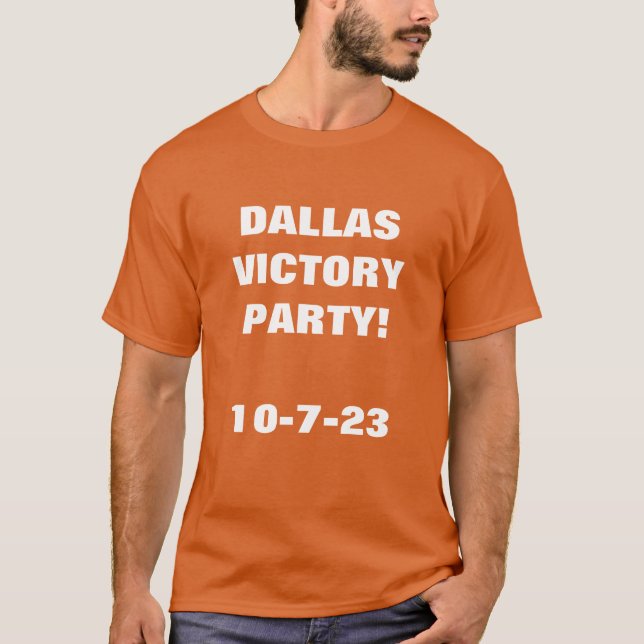 Camiseta del FIESTA DALLAS VICTORY (Anverso)