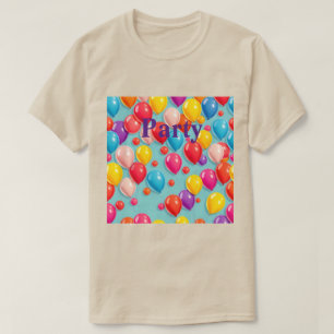 Camiseta del Fiesta de arena fiesta Balloons