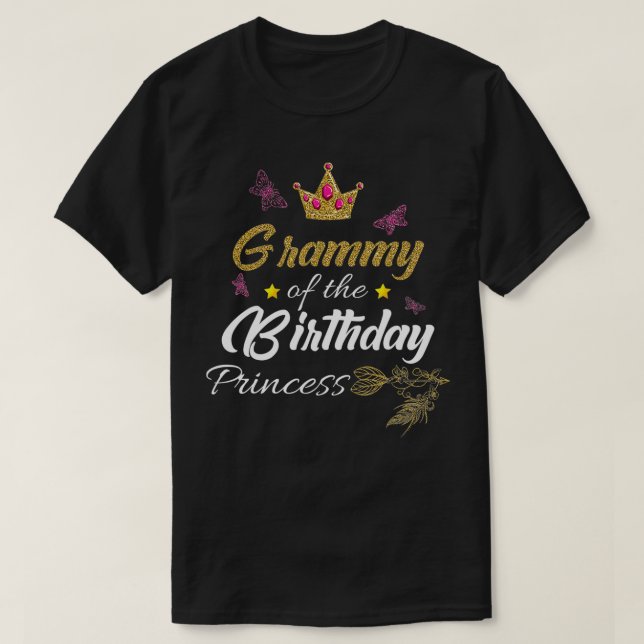 Camiseta Del Fiesta De Los Chicas De Cumpleaños (Diseño del anverso)