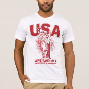 Camiseta del fiesta de los E.E.U.U.