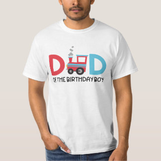 Camiseta del Fiesta del tren de cumpleaños