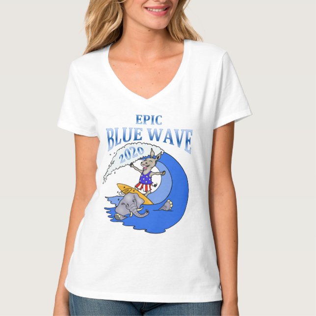 Camiseta del fiesta Democratic (Anverso)