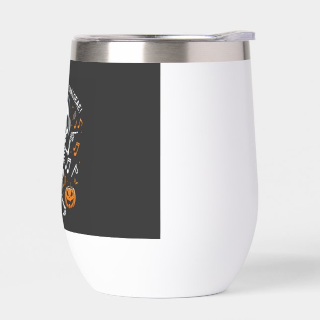 Camiseta del Fiesta musical de Halloween con esque (Izquierdo)