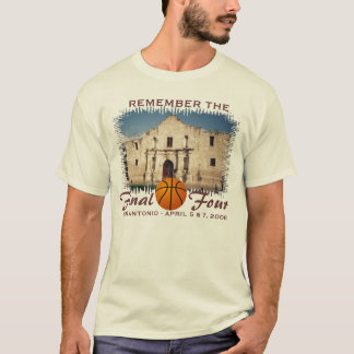 Camiseta del final cuatro de Álamo