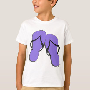 Camiseta del flip-flop
