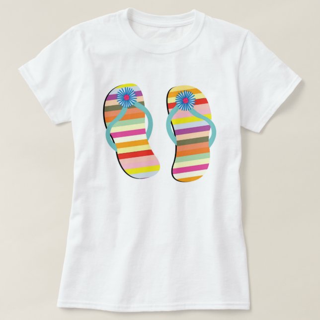 CAMISETA DEL FLIP-FLOP (Diseño del anverso)