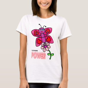 Camiseta del flower power