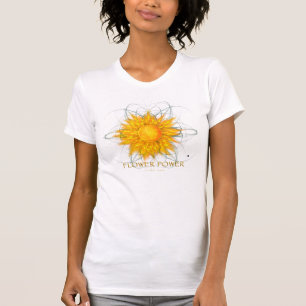 Camiseta del flower power