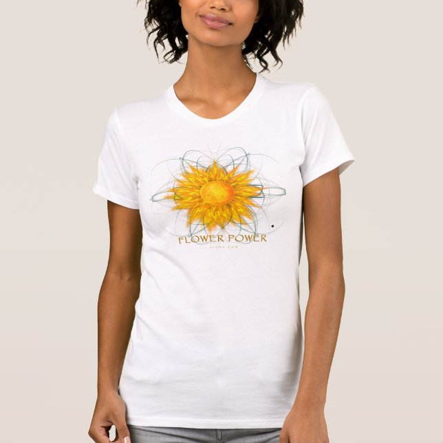 Camiseta del flower power (Anverso)