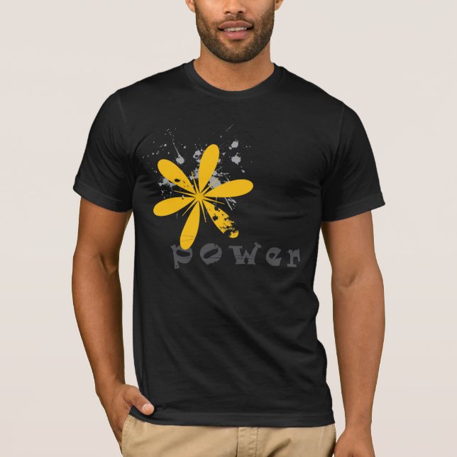 Camiseta del flower power No6 (Anverso)